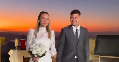 Newcastle's Bruno Guimaraes marries Ana Martins in stunning ceremony at Brazilian landmark