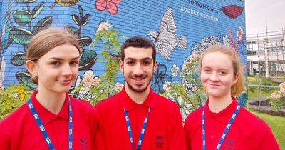 Three "inspirational" Renfrewshire teens lend a helping hand at Paisley hospital
