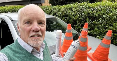 Vigilante pensioner takes matters into own hands over 'lethal death trap' roundabout