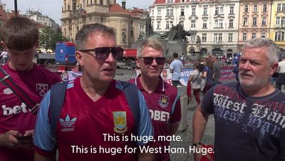 Last minute West Ham tickets on sale for £18,000 as fans party in Prague before European final