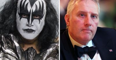 Kiss star Gene Simmons visits Parliament as DUP MP Ian Paisley's guest
