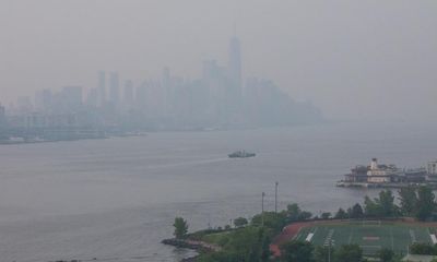 Canada wildfires smoke: climate change ‘accelerated conditions’, says New York mayor as Canada battles more than 400 blazes – as it happened