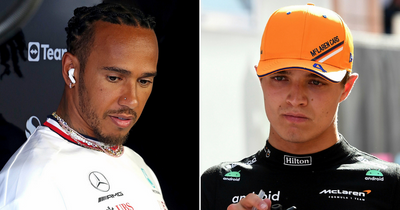 Lewis Hamilton sends clear Lando Norris demand after Brits collided at Spanish Grand Prix