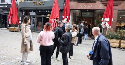 Huge queues in Manchester as Gail's Bakery opens its doors