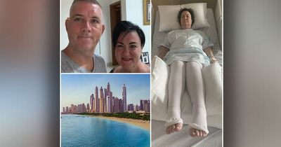 Couple 'stranded' in Dubai amid row over £11,000 medical bill