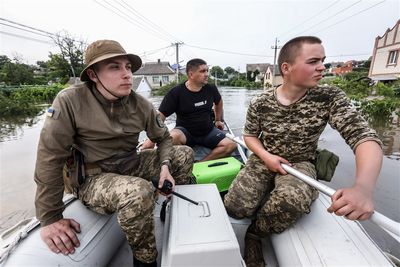 Ukraine accuses Russia of shelling rescuers amid dam evacuations