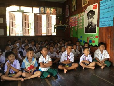 For children in exile, school's a lifeline