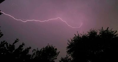Lightning forecast for Wales as hot weather set to continue
