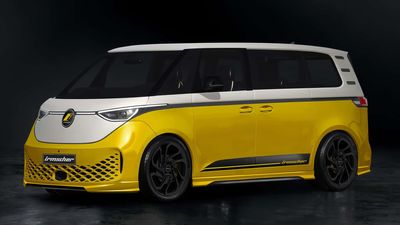 German Tuner Gives VW ID. Buzz 20-Inch Wheels, Lower Suspension