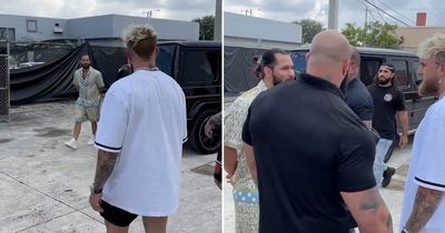 Jake Paul confronted by former UFC star Jorge Masvidal after "idiot" jibe