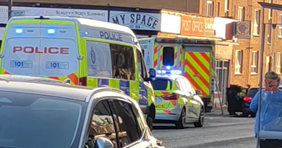 Teen rushed to hospital after being 'stabbed' outside chip shop in Glasgow