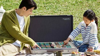 Yes, LG's portable briefcase monitor looks weird...