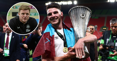 Newcastle's stance on Declan Rice as supporters' 'dream' signing set to leave West Ham for hefty fee