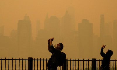 First Thing: Millions under air quality alerts in US as Canada fire smoke drifts south