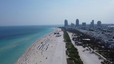 Climate crisis: Miami coastline losing ground to rising sea levels