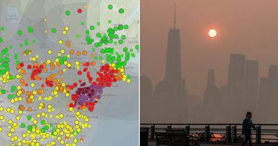 Smoke map wildfire tracker: Where haze from Canada fires will move to next in US