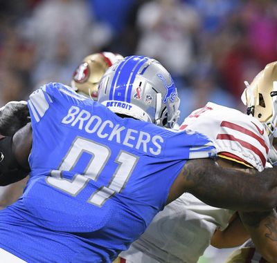 Ex-Lions DL Michael Brockers working out for the Titans