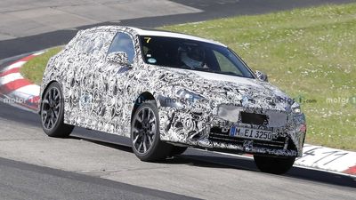 Facelifted BMW 1 Series Spied On Nurburgring With Less Camouflage