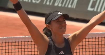 French Open star disqualified for hitting ball girl fights tears after title win