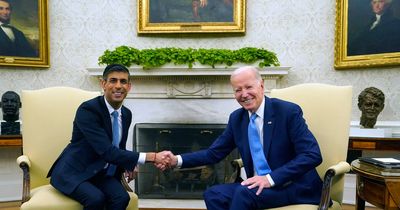 Joe Biden tells Rishi Sunak US has 'no closer ally' than UK - as PM cracks Churchill gag