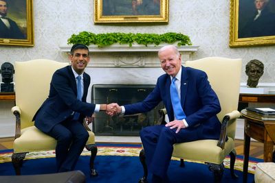 Biden mistakenly calls Sunak ‘Mr President’ as he welcomes him to White House - OLD