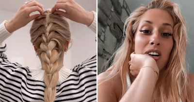 Stacey Solomon delights fans as she reveals clever trick behind her 'cheaters' French plait