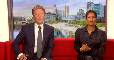 BBC Breakfast host forced to halt show to 'check on co-star's safety' live on air