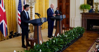 Rishi Sunak and Biden announce Atlantic Declaration - but STILL no free trade deal