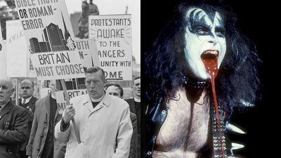 Hardline preacher-cum-politician Ian Paisley used to picket "evil" metal gigs in Ireland: yesterday his son invited Gene 'The Demon' Simmons to Parliament