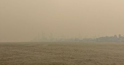 Video shows smoke engulf New York skyline in brownish haze amid wildfires