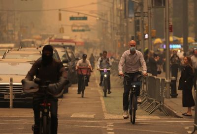 New York’s essential workers bear the brunt of poor air quality from wildfires