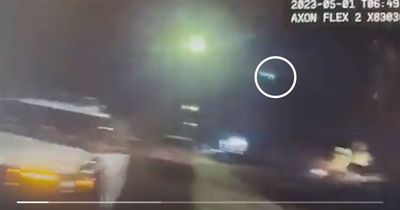 Police bodycam catches 'UFO' - then terrified residents claim to see aliens