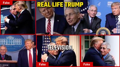 DeSantis campaign shares apparent AI-generated fake images of Trump and Fauci