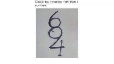 Brain teaser: There are more than 4 numbers in this image; can you find them?
