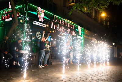 Man City fans party on streets of Istanbul ahead of Champions League final