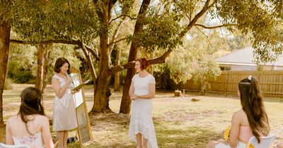 Woman stares into mirror and marries herself after end of 20-year relationship