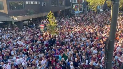 Declan Rice forces BBC apology with X-rated interview during West Ham trophy parade