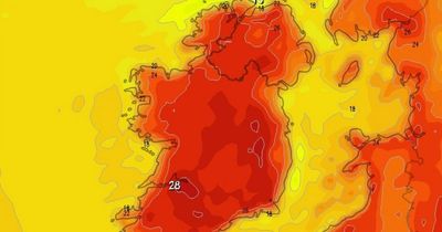 Intense thunderstorms and spot flooding to interrupt 28C forecast for Ireland next week