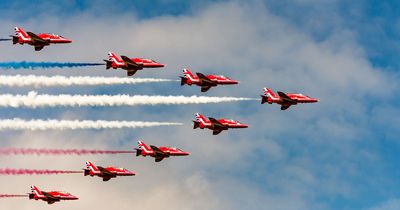 Red Arrows schedule for summer 2023 - all the places you can see the flying squad