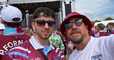 West Ham fan, 19, in hospital after falling off wall and fracturing skull in Prague
