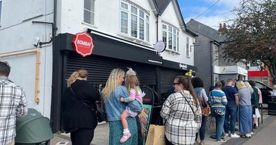Long queue on opening day of West Bridgford's new Doughnotts shop - and there's more to come