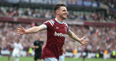 Declan Rice contract offer confirmed as Tottenham join transfer race after Liverpool claims