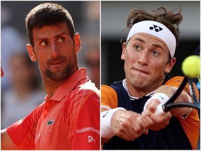 French Open LIVE: Novak Djokovic vs Carlos Alcaraz result and reaction as Casper Ruud sets up final
