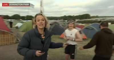 BBC Breakfast chaos as Download Festival attendee interrupts live broadcast
