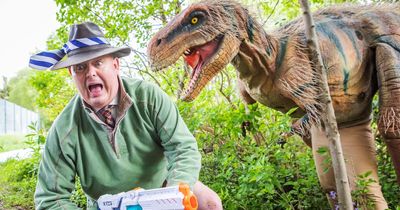 Dinosaurs roam halls in Glasgow school parody of Jurassic Park