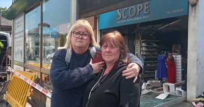 ‘All that hard work has just gone up in smoke’ Charity shop manager devastated after store destroyed in fire