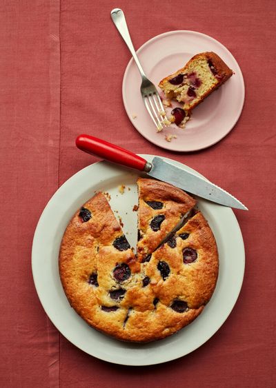 Ravneet Gill’s recipe for cherry muffin cake