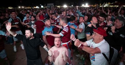 How West Ham fans celebrated becoming Europa Conference League champions in Prague