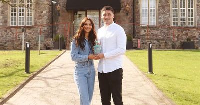 Welsh rugby star Davies and his footballer fiancée launch another career as he leaves Wales