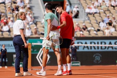 Novak Djokovic reaches another final as Carlos Alcaraz struggles with cramp